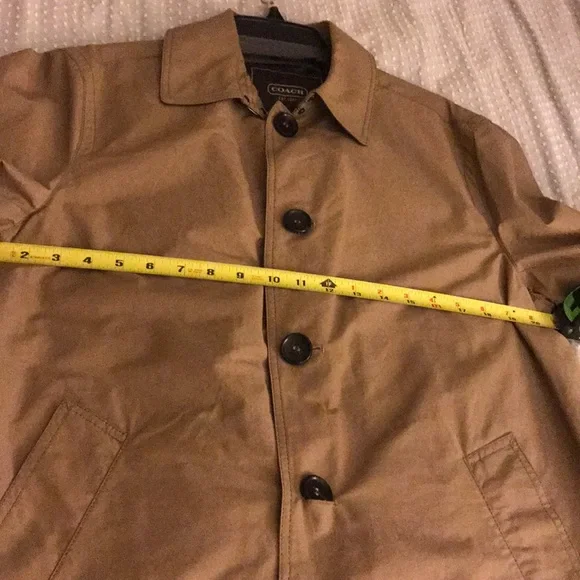 Coach Tan Trench Coat - Picture 6 of 7
